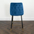 Native Home Lifestyle Chesterfield Navy Blue Kitchen Bar Stools (Set Of 2)